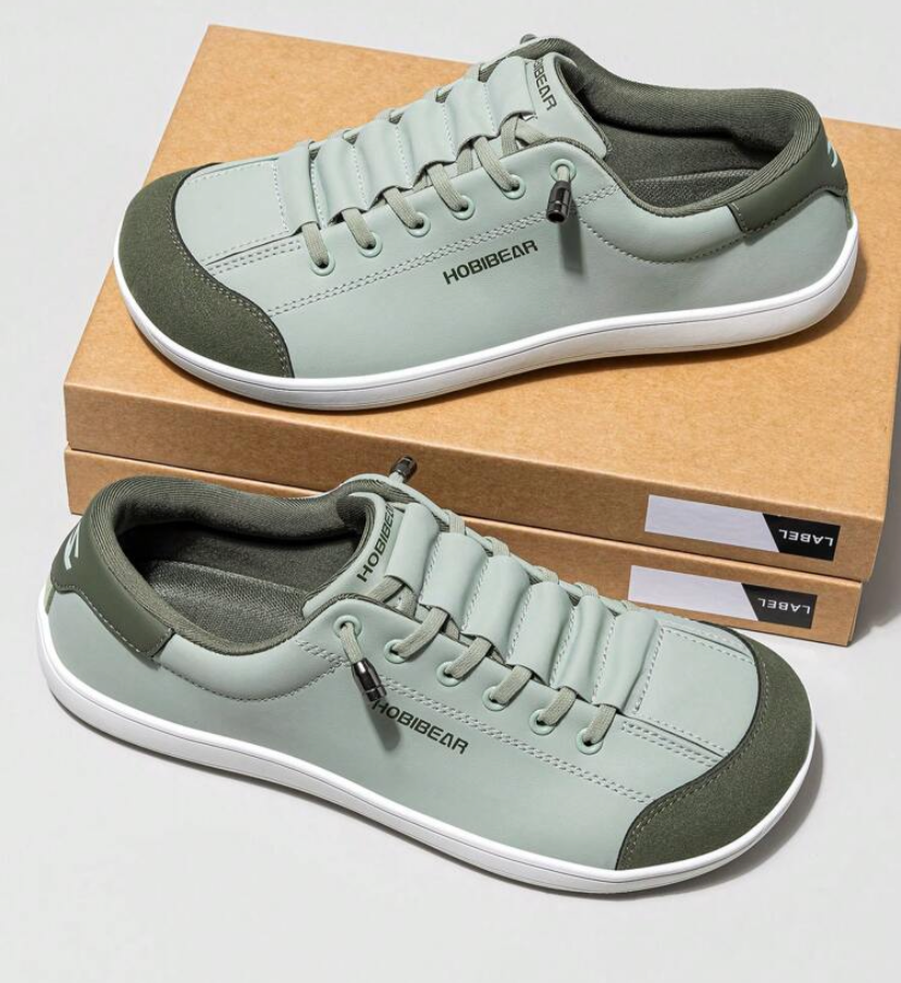 Green -Wide Toe-Box Bearfoot Shoes Men and Women