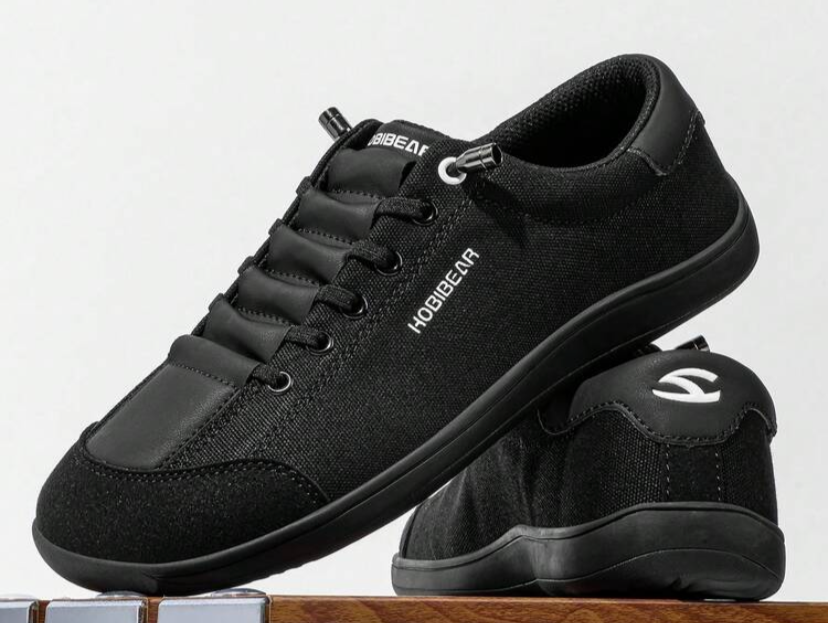 Black -Wide Toe-Box Bearfoot Shoes Men and Women