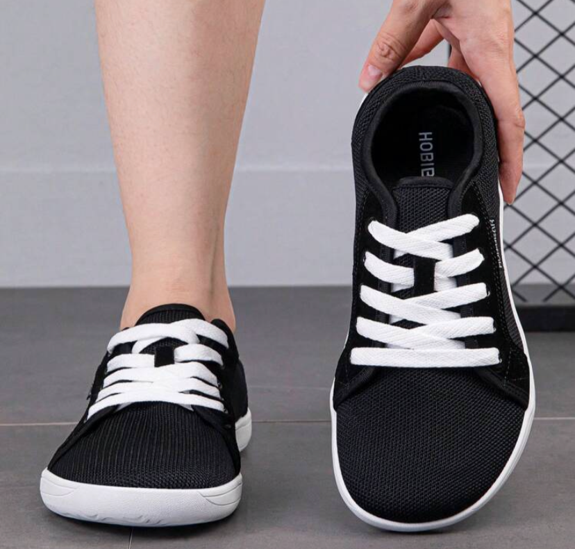 Black -Wide Toe-Box Bearfoot Shoes Men and Women