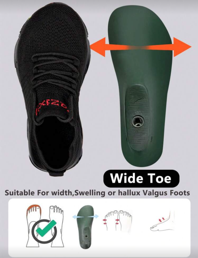 WAZIXIE Wide Width Extra Broad men and women shoes